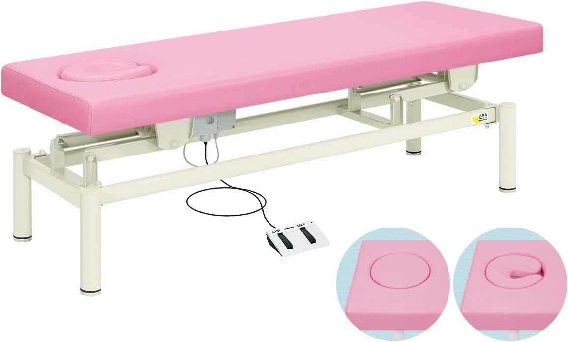 高田　有孔電動ハイローベッド 幅70×長さ180×高さ45~83 ブラウン+枕4 高田ベッド製作所 電動ハイローベッド 幅70×長さ190×高さ45~83cm